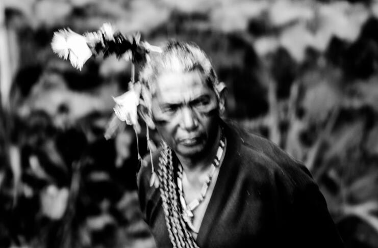 Portrait of the Towê Indigenous of the Fulni-ô Ethnicity - por Zòccoli